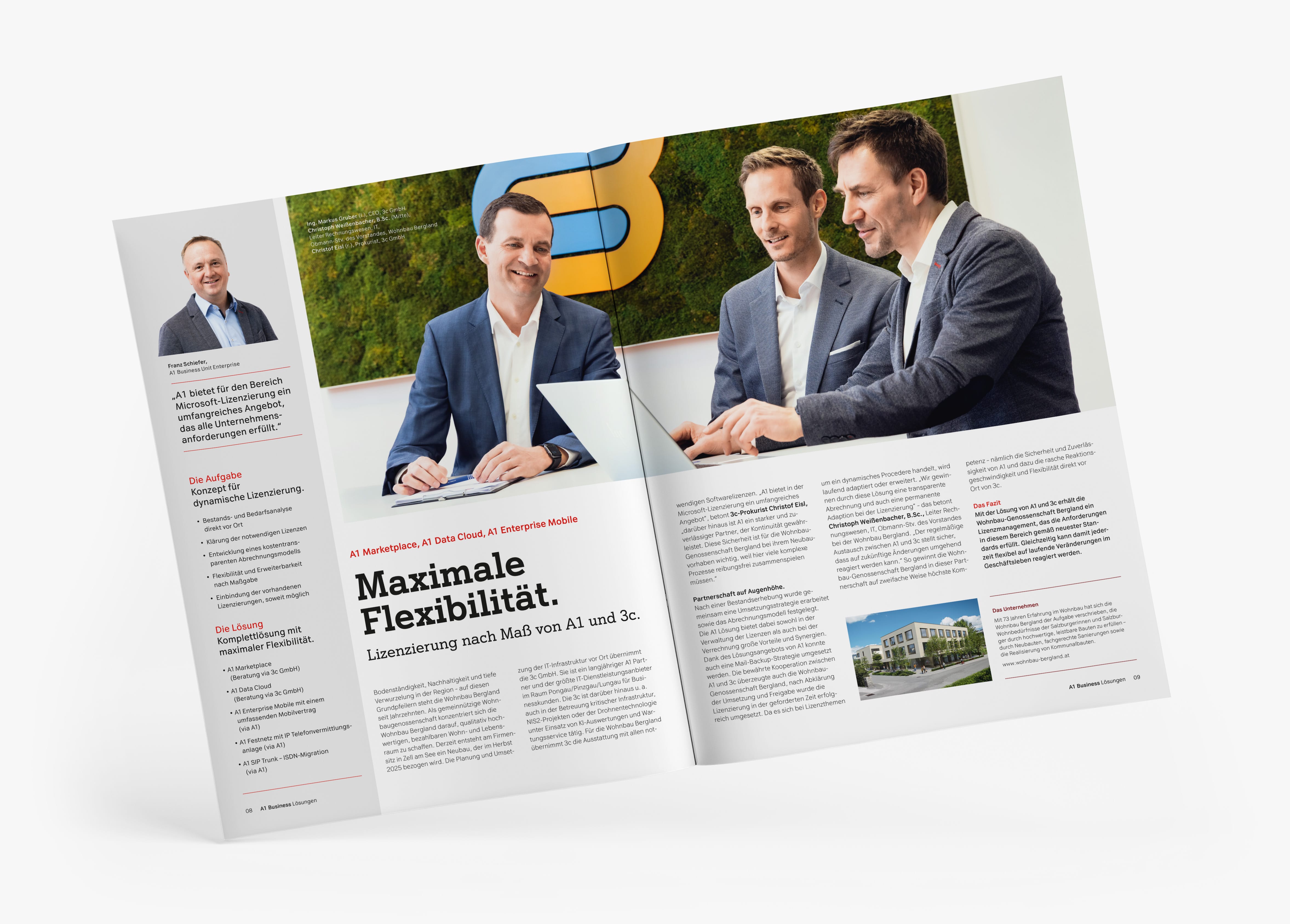 A1 präsentiert 3c als Businesspartner für Microsoft 365 Lizenzierungen